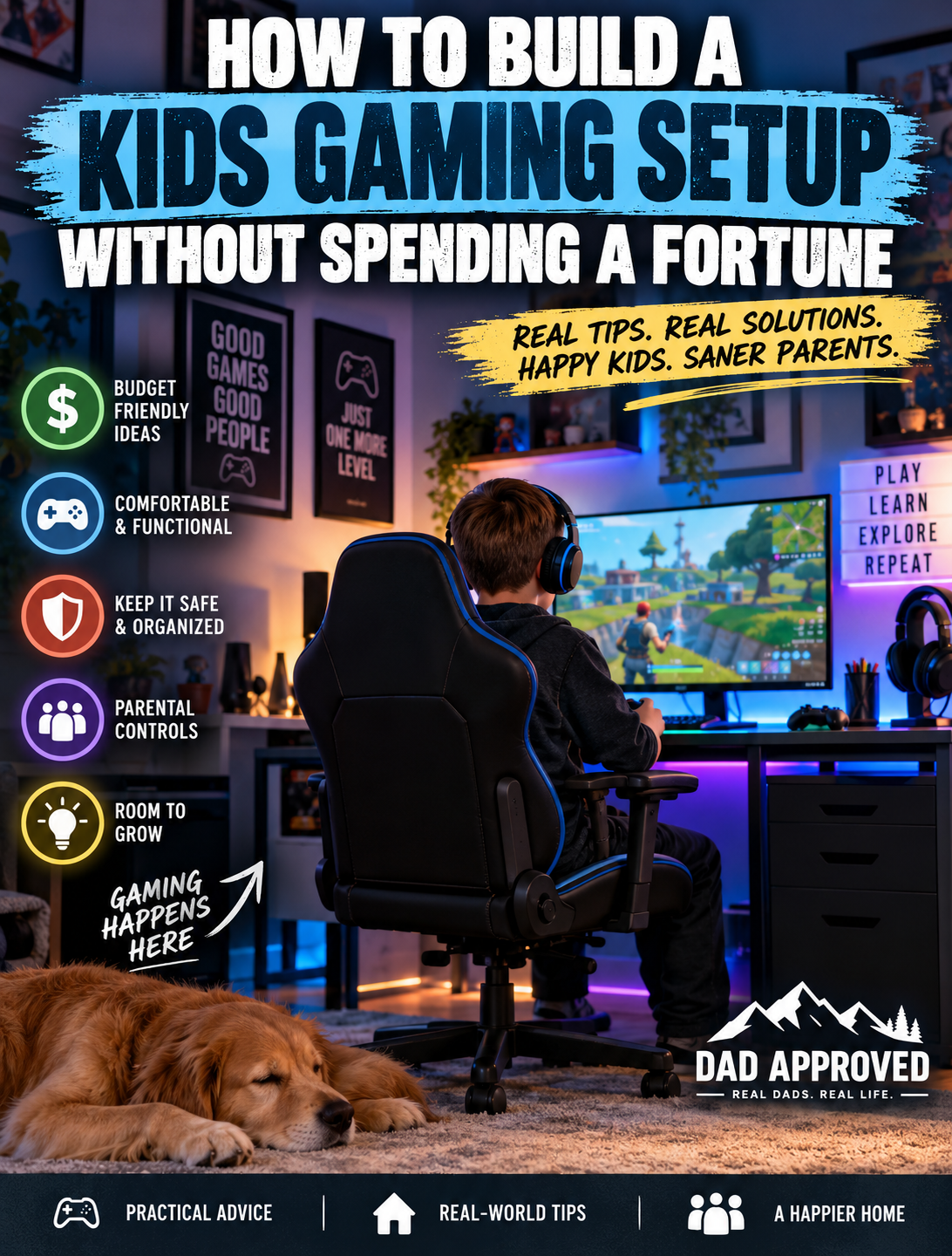 How to Build a Kids Gaming Setup Without Spending a Fortune