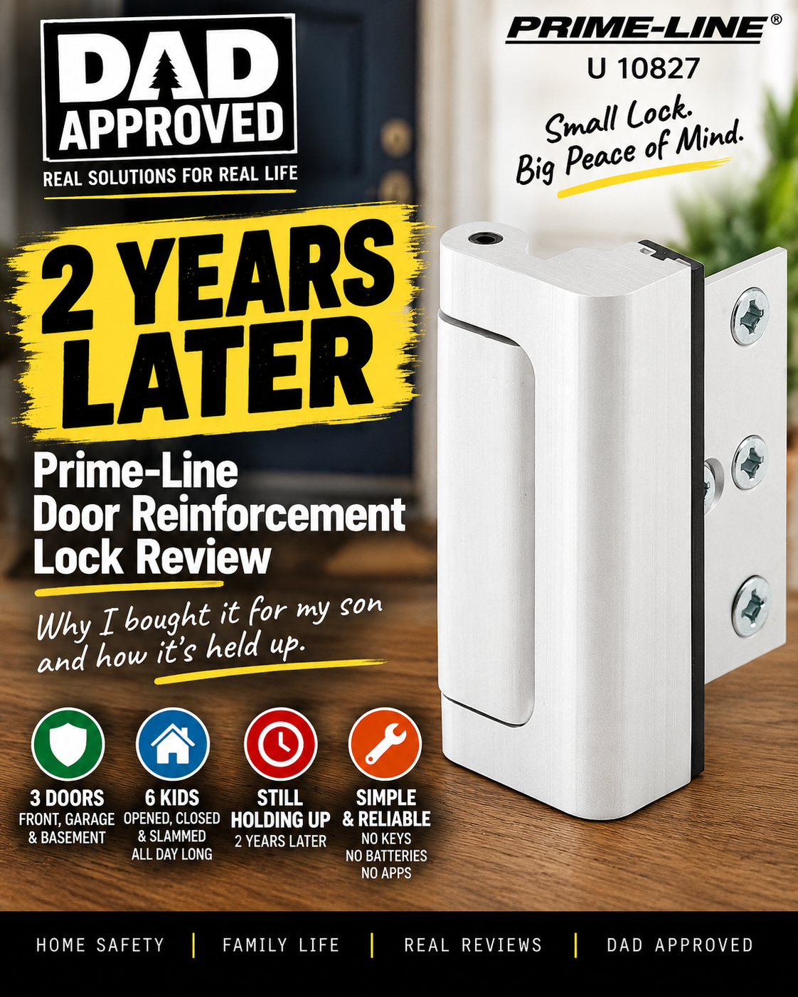 Prime-Line Door Reinforcement Lock Review: Why I Bought One for My Son