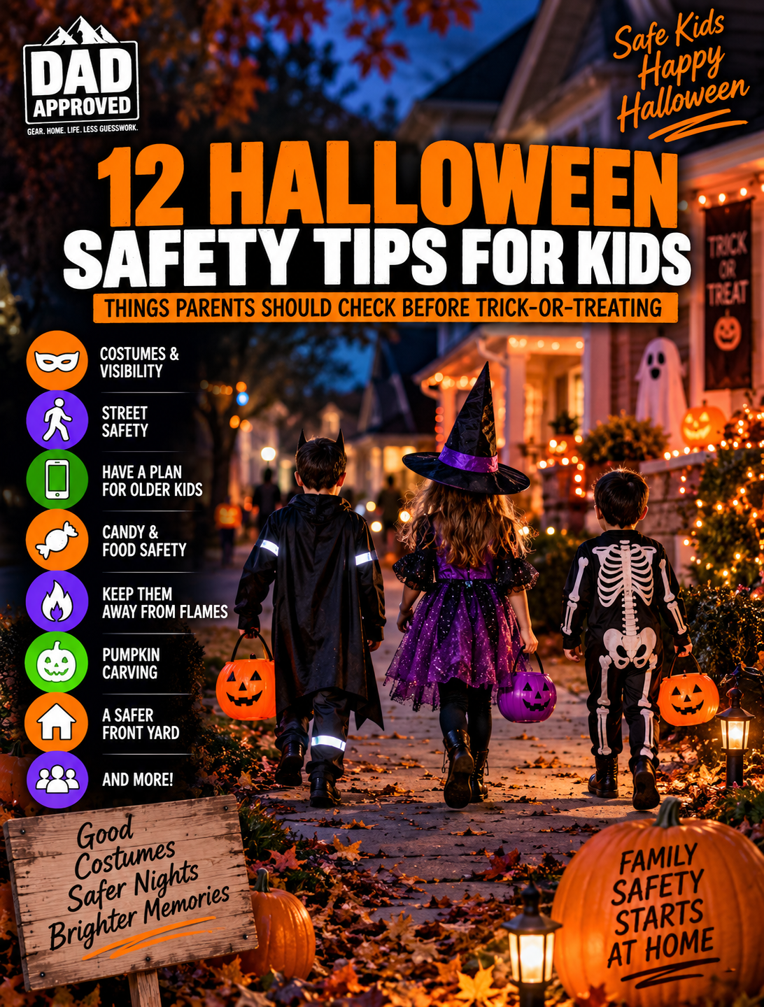 Halloween Safety Tips for Kids: 12 Things Parents Should Check Before Trick-or-Treating