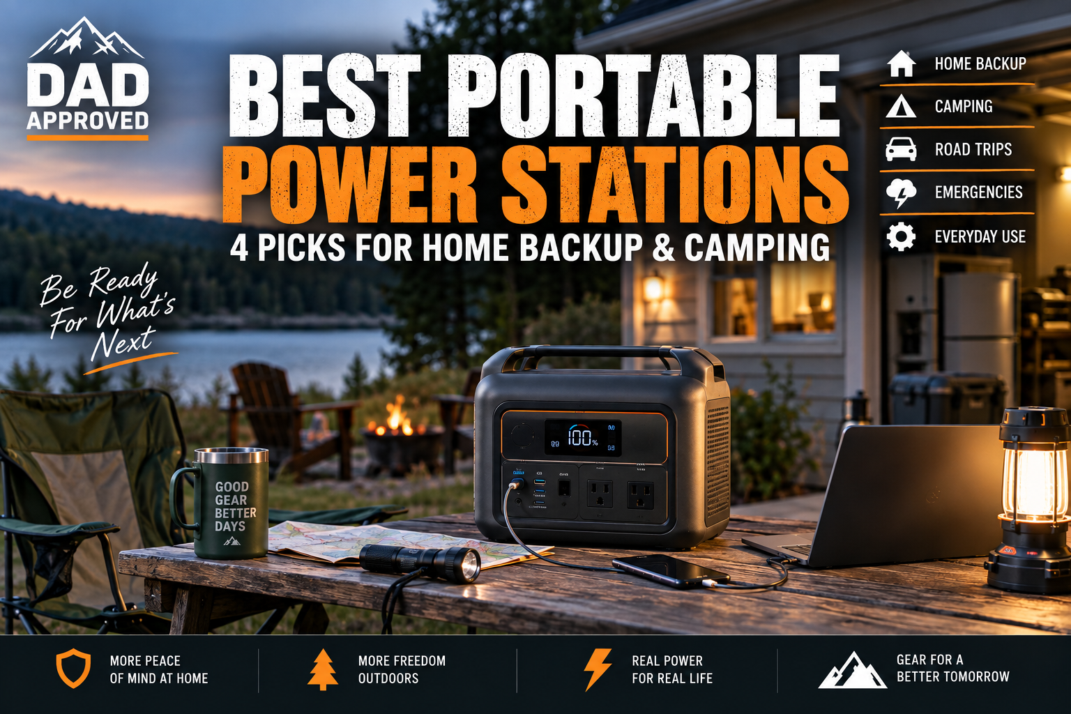 Best Portable Power Stations for Home Backup & Camping: 4 Picks for Every Need